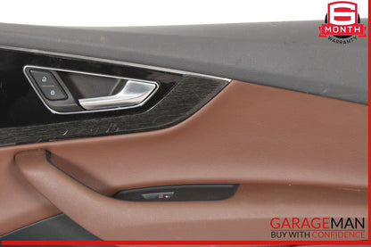 17-19 Audi Q7 Front Right Passenger Side Interior Door Panel Trim OEM