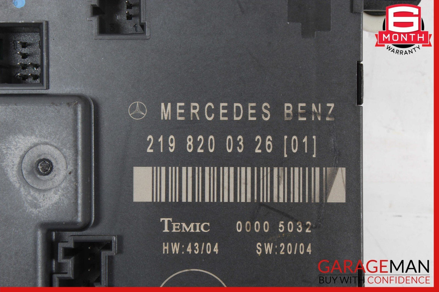 06-11 Mercedes W219 CLS500 CLS63 Rear Right Door Control Module 2198200326