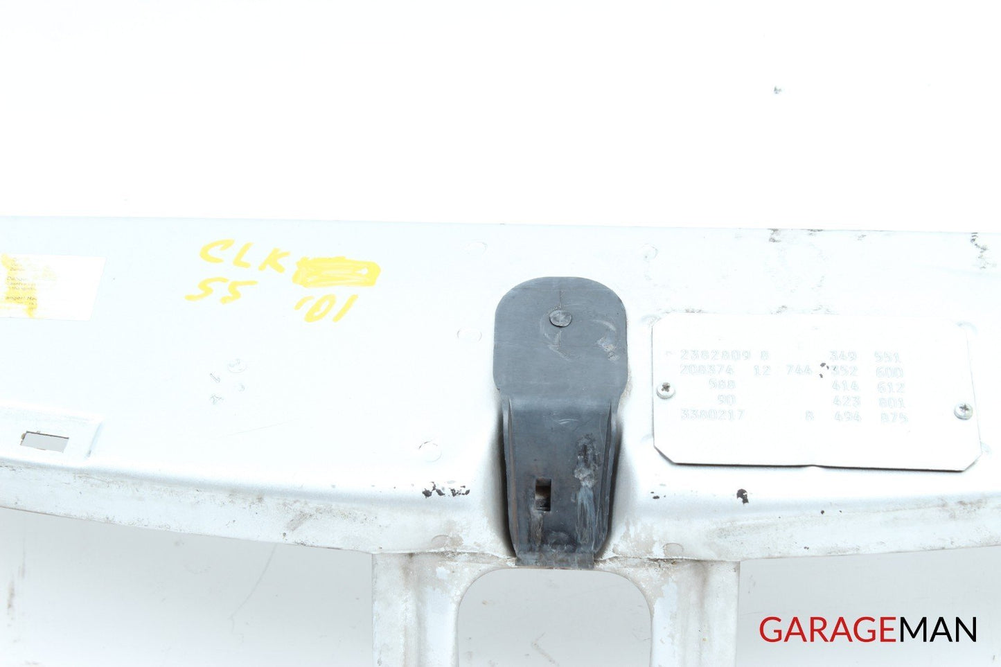 98-03 Mercedes W208 CLK55 AMG Upper Radiator Support Tie Bar Bracket Silver OEM