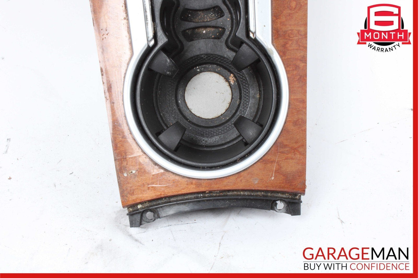 06-12 Mercedes W164 ML350 GL450 Center Console Cup Holder Compartment Wood Assy