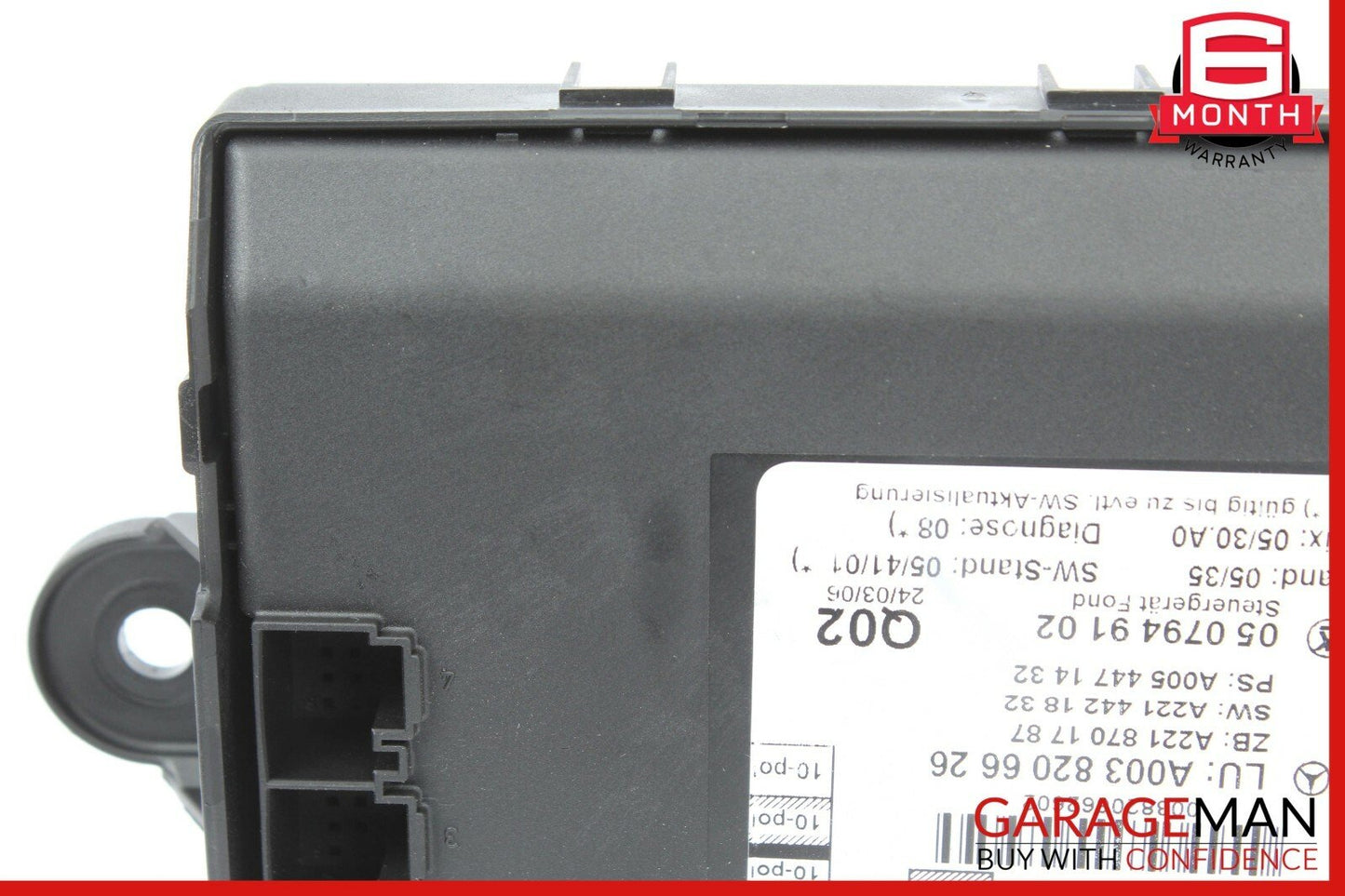 07-09 Mercedes W221 S550 S65 AMG Rear Left / Right Side Door Controller Module