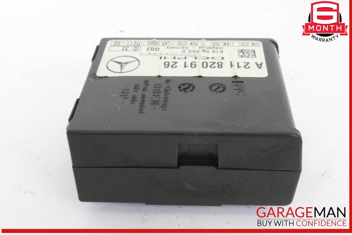 00-12 Mercedes R230 SL500 CL500 Anti Theft Alarm Sensor Control Module Unit OEM