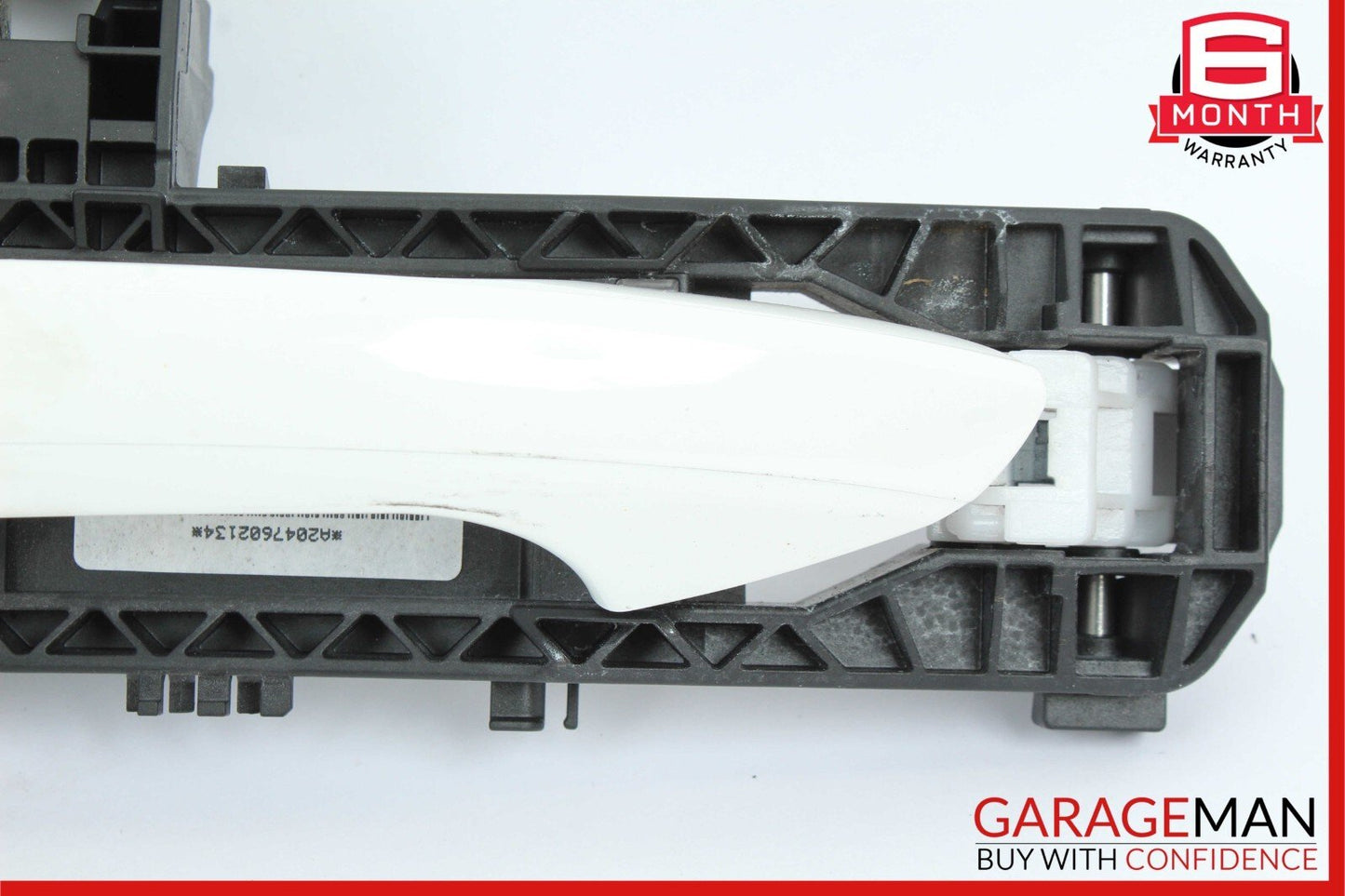 12-15 Mercedes W204 C250 C350 Rear Left Side Exterior Door Handle White OEM