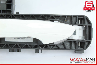 12-15 Mercedes W204 C250 C350 Rear Left Side Exterior Door Handle White OEM