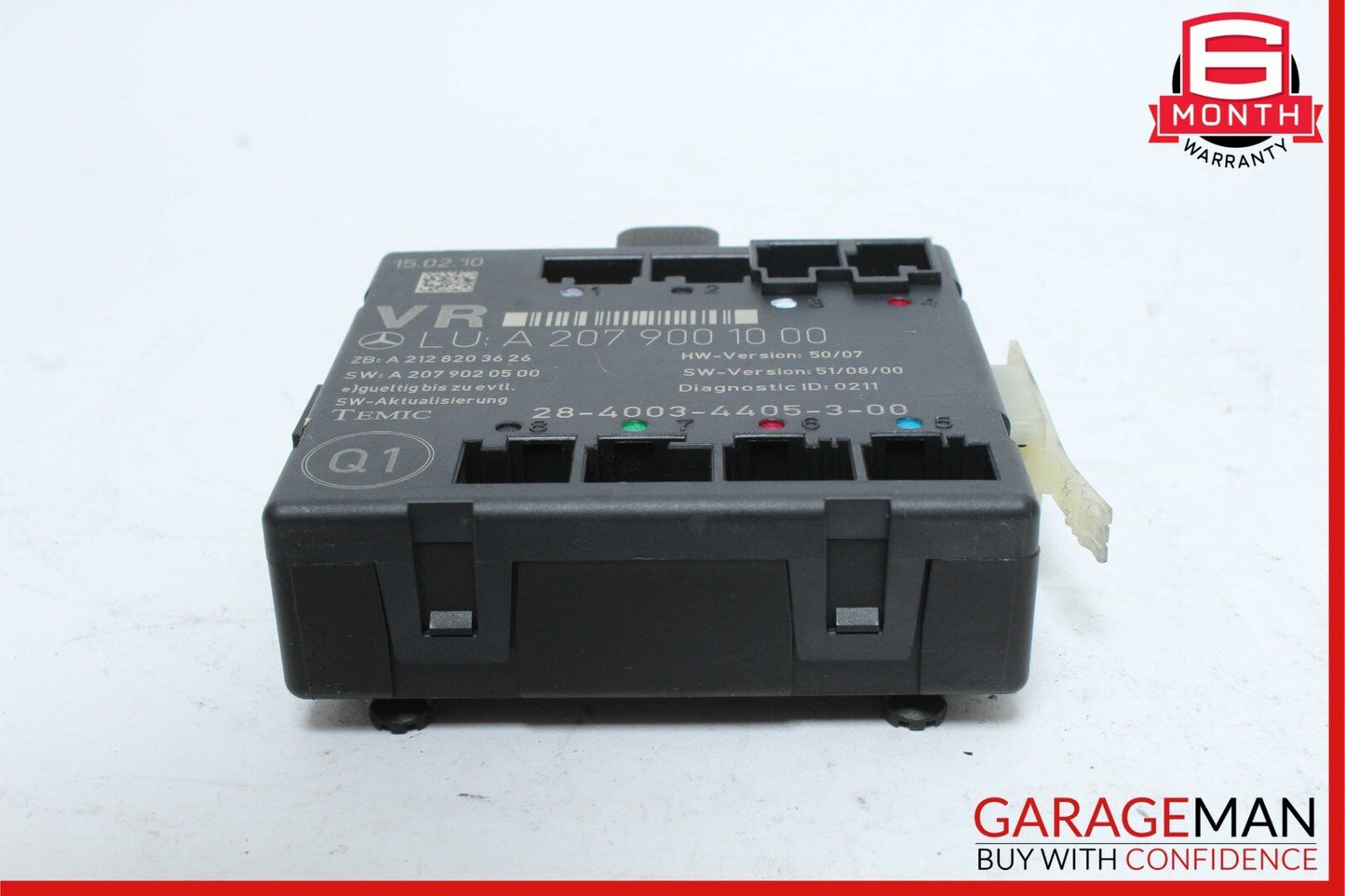 10-13 Mercedes W207 E350 E550 Coupe Front Right Side Door Control Module Unit