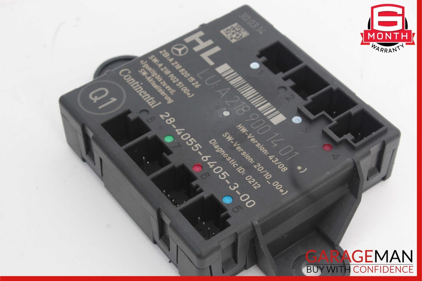 08-14 Mercedes W204 C300 C350 Front Left Door Control Module 2189001401 OEM