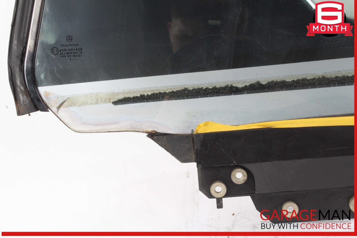 00-06 Mercedes W215 CL55 AMG CL500 Rear Left Side Quarter Door Window Glass OEM