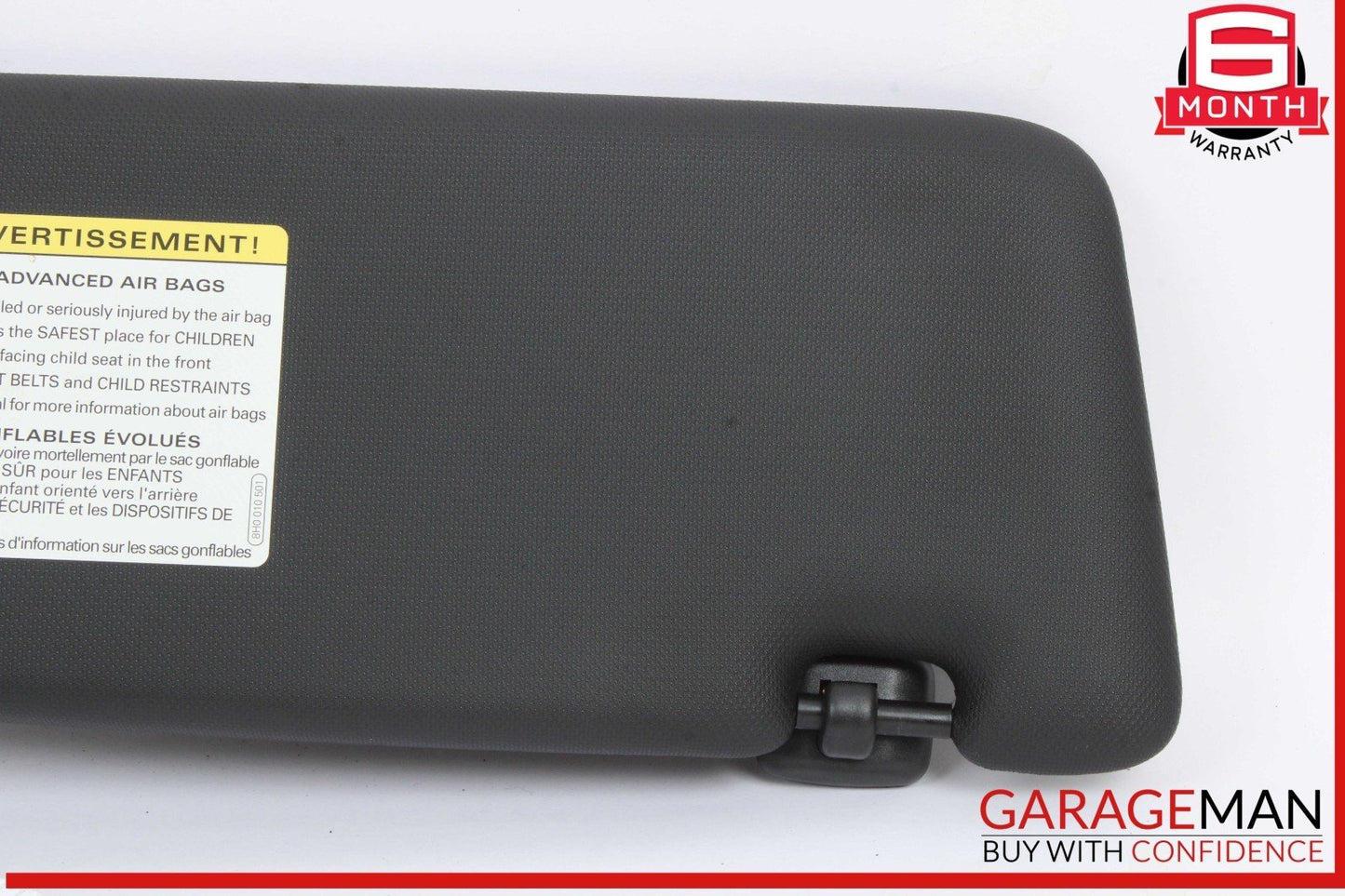 15-18 Audi Q3 Q5 Front Left Driver Side Sun Visor Sunvisor Black 8K0857551 OEM