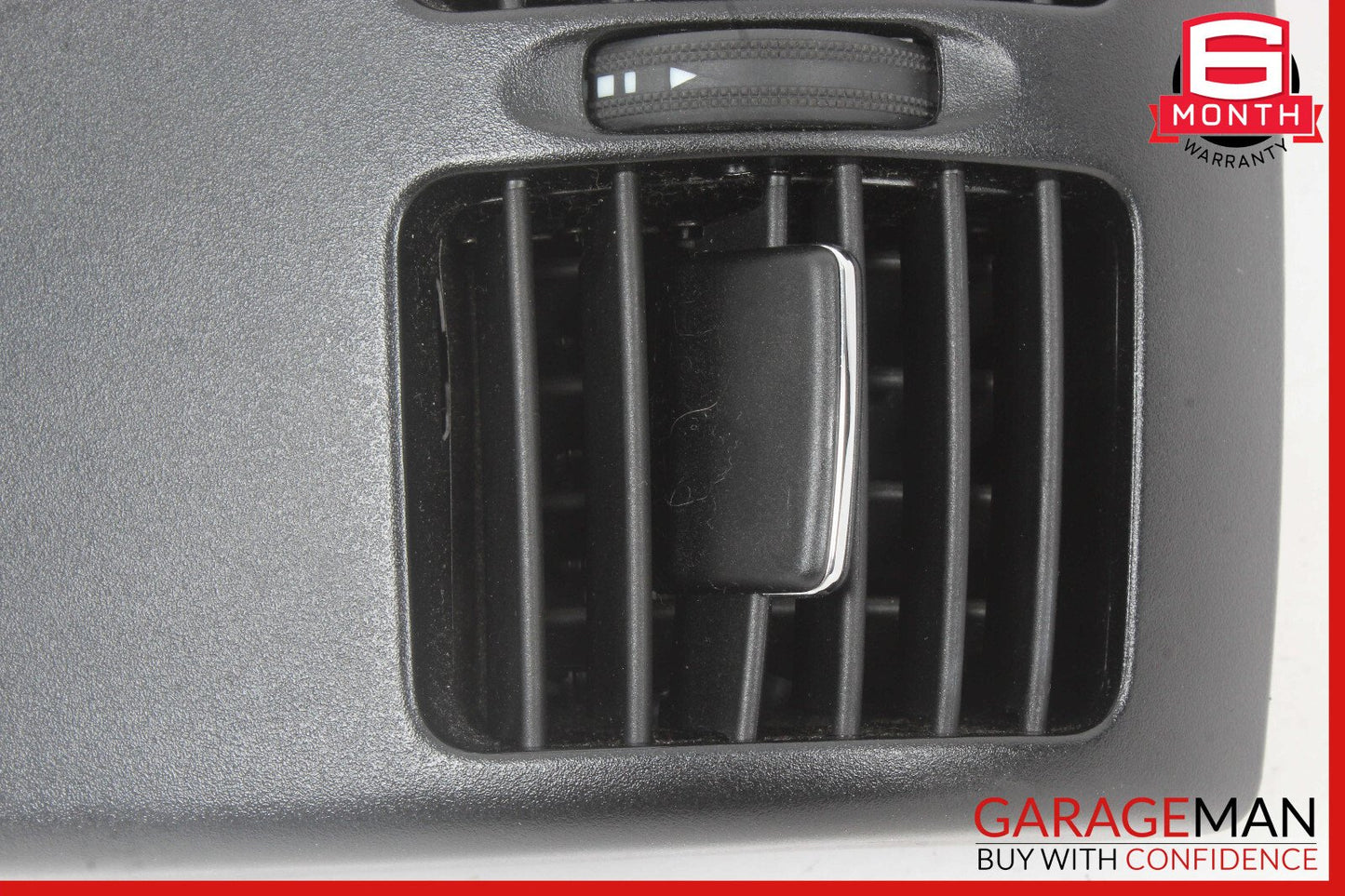 08-17 Mercedes W204 C250 E350 Rear Center Console AC Air Vent Trim Black OEM