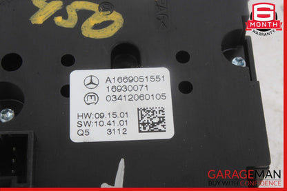 13-16 Mercedes X166 GL450 GL550 Suspension DSR Height Adjuster Control Switch