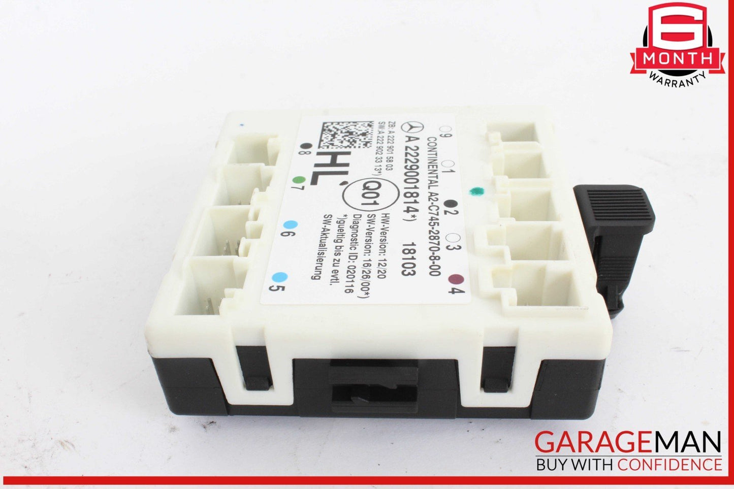 15-20 Mercedes X253 GLC350e Rear Left Driver Side Door Control Module Unit OEM
