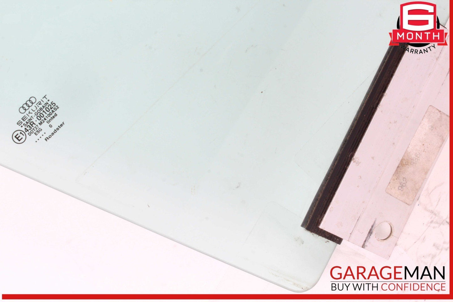 00-06 Audi TT Front Right Passenger Side Vent Quarter Window Glass 43R001025 OEM
