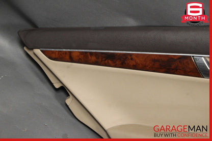08-14 Mercedes W204 C300 C250 Rear Left Side Interior Door Panel Assembly Beige