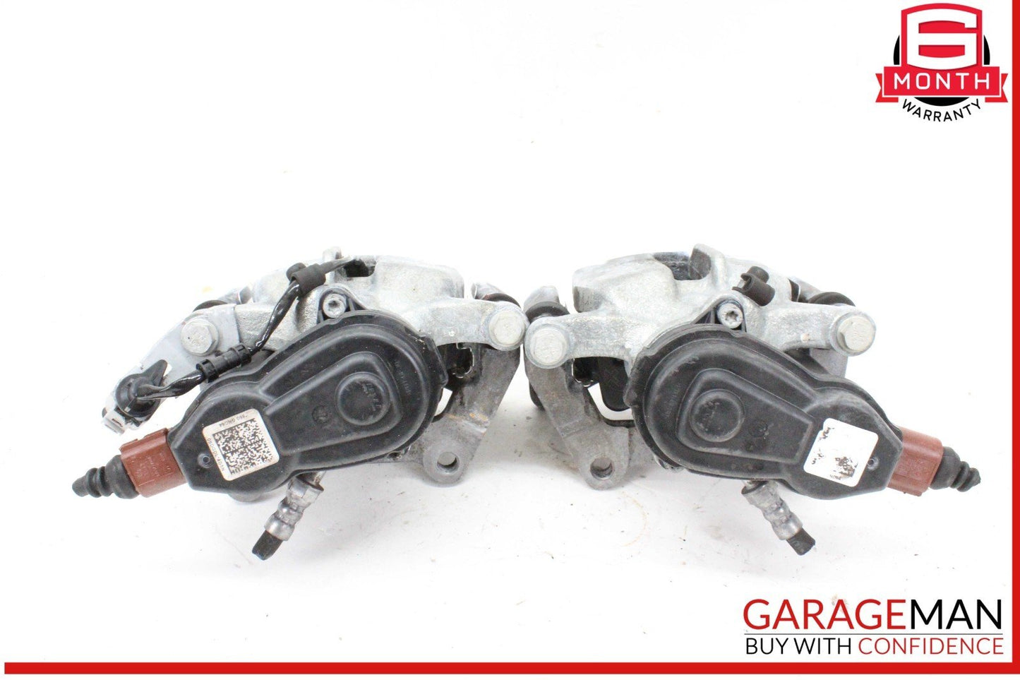 12-17 Audi A6 A7 Rear Left & Right Side Brake Calipers Set of 2 Pc OEM