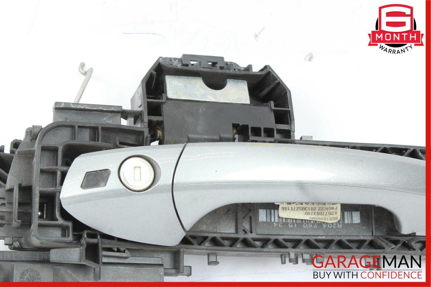 10-13 Mercedes W212 E350 Front Left Side Exterior Door Handle Assembly Silver