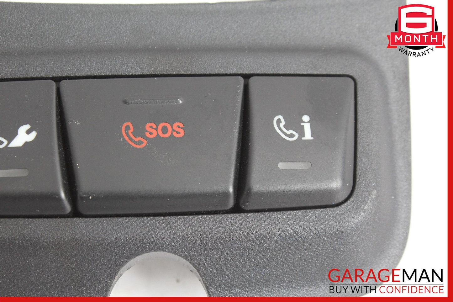 12-20 Mercedes R172 SLK250 C350 Overhead Emergency Panel Controller Switch Black
