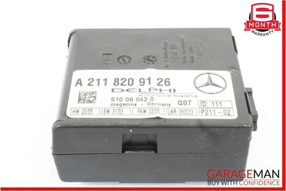 00-06 Mercedes SLK280 CL500 S430 S500 Anti Theft Alarm Sensor Control Module