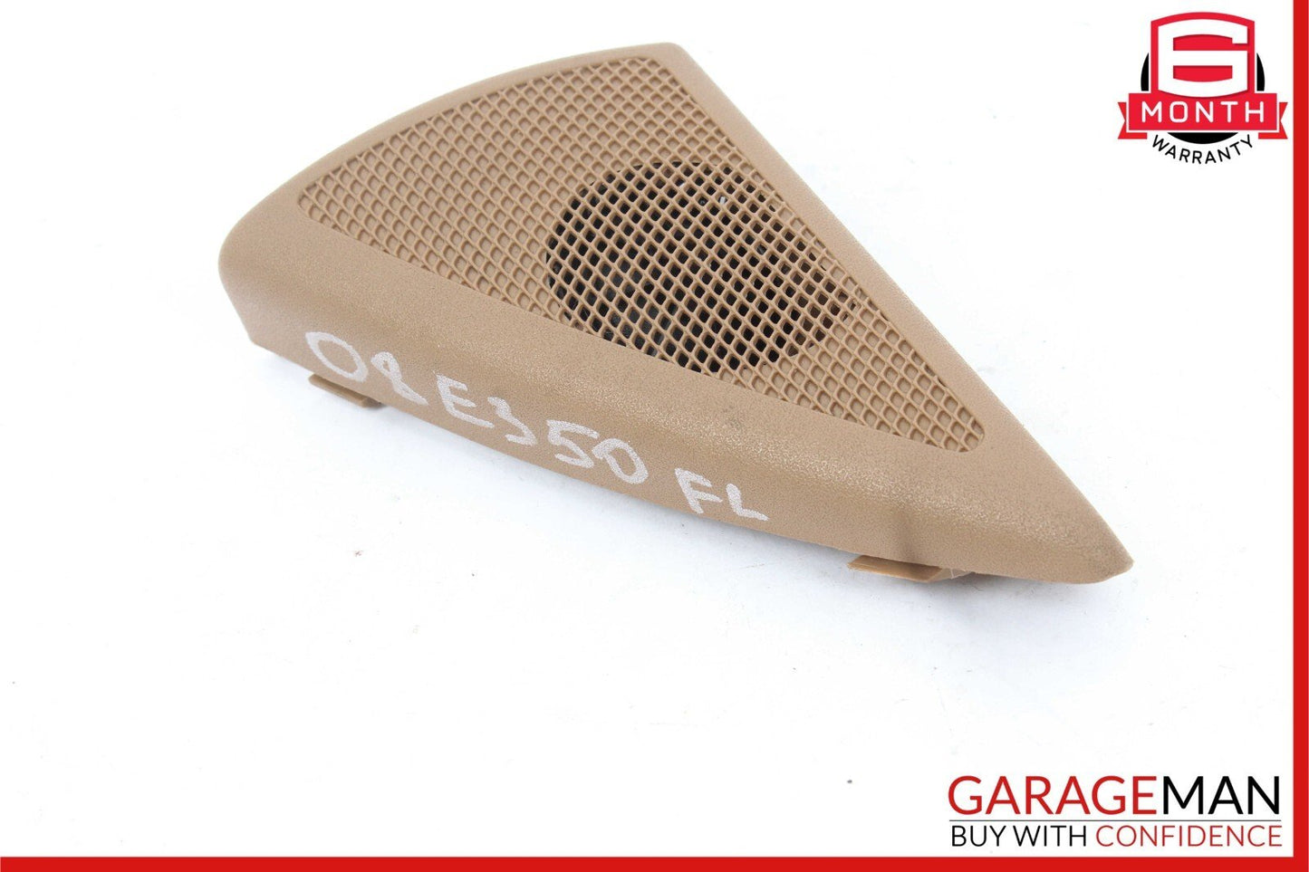 03-09 Mercedes W211 E350 E500 Front Left Side Tweeter Speaker Cover Brown OEM
