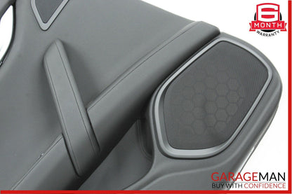 14-17 Maserati Ghibli Rear Left Driver Side Complete Interior Door Panel Black
