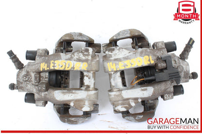 10-18 Mercedes W212 E350 Rear Left & Right Side Brake Caliper Calipers Set OEM