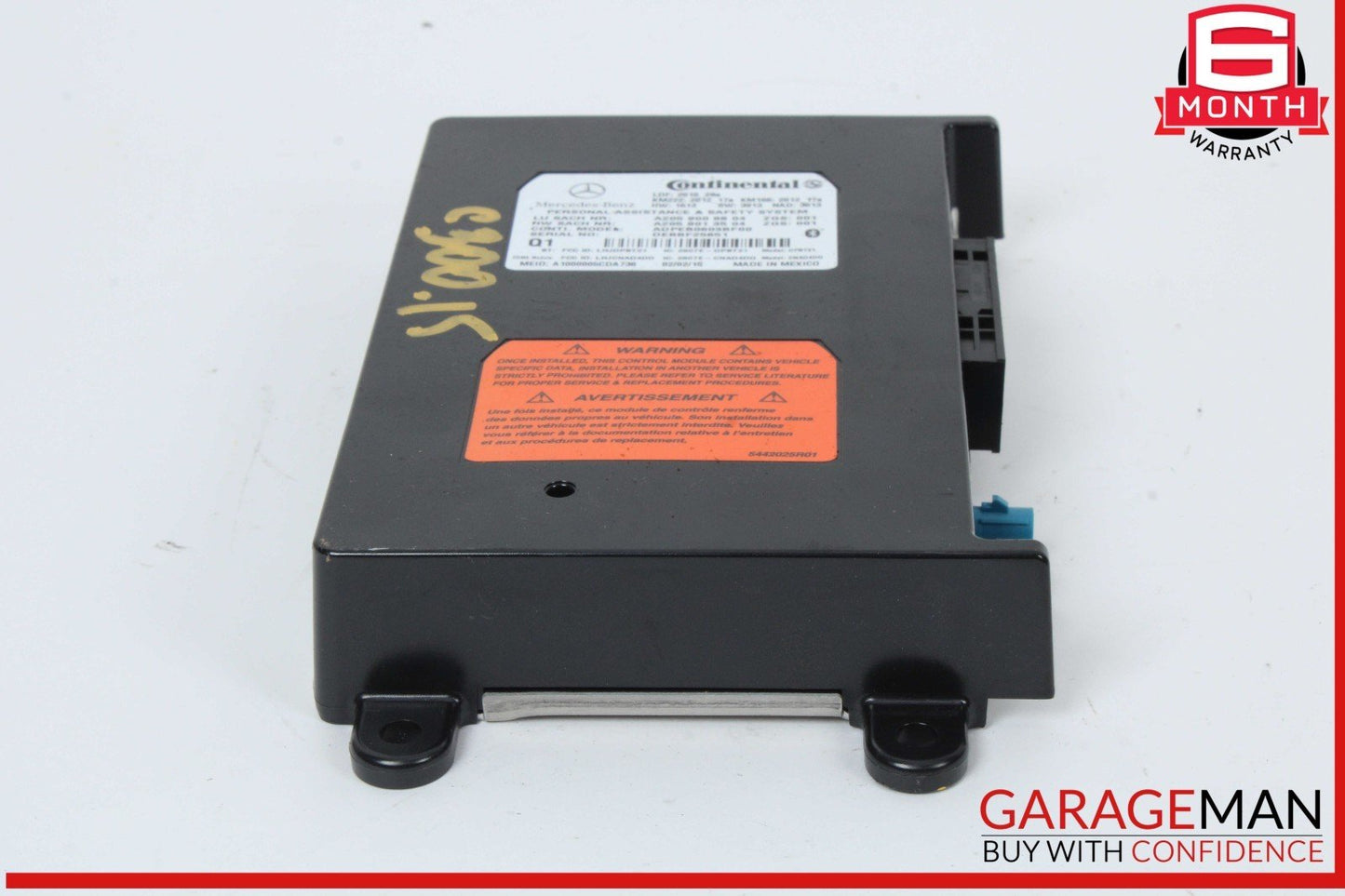 15-19 Mercedes W205 C300 Communication Voice Control Module 2059008804 OEM