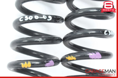 08-14 Mercedes W204 C300 C350 Rear Shock Strut Coil Spring Set of 2 OEM