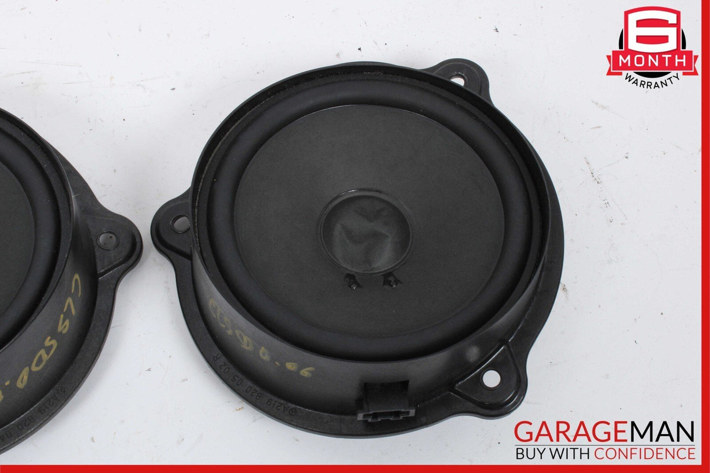 06-11 Mercedes W219 CLS500 Right & Left Side Door Sound Audio Speakers Set of 2