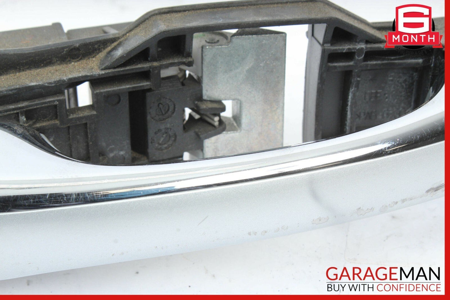 03-09 Mercedes W211 E350 Front Right Passenger Side Exterior Door Handle Silver