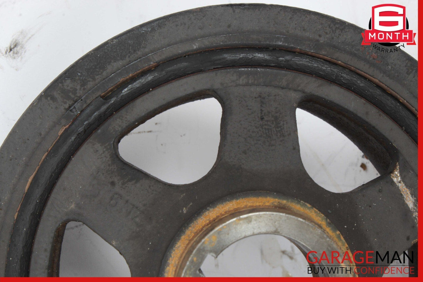 98-07 Mercedes W220 S500 Engine Motor Crankshaft Pulley Vibration Damper OEM