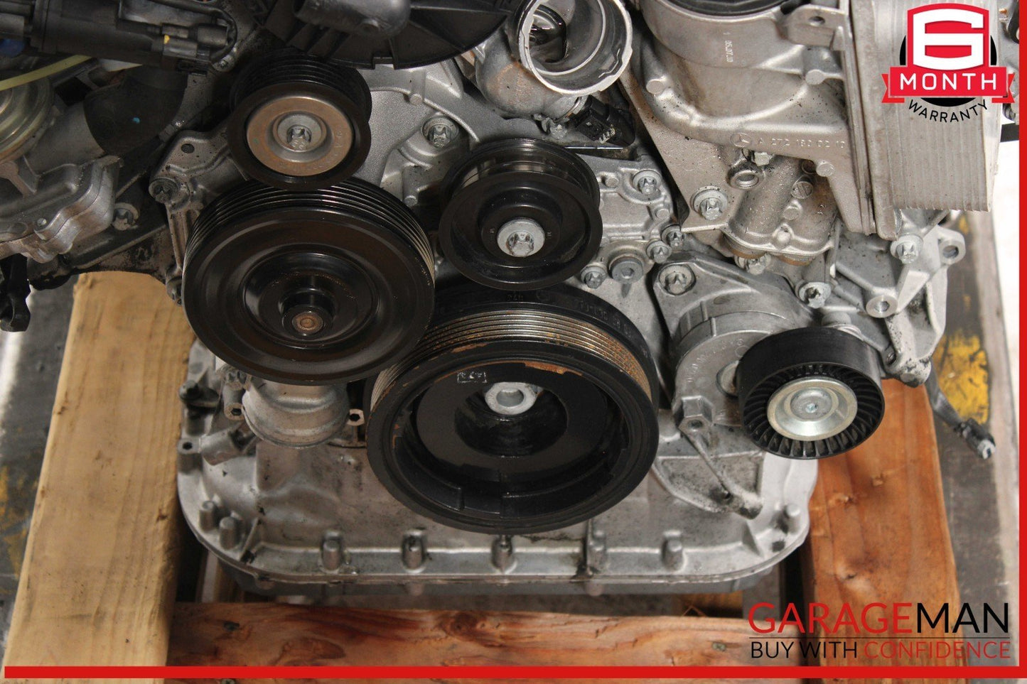 07-11 Mercedes W221 S550 CL550 5.5L V8 Complete Engine Motor Block RWD OEM 127k