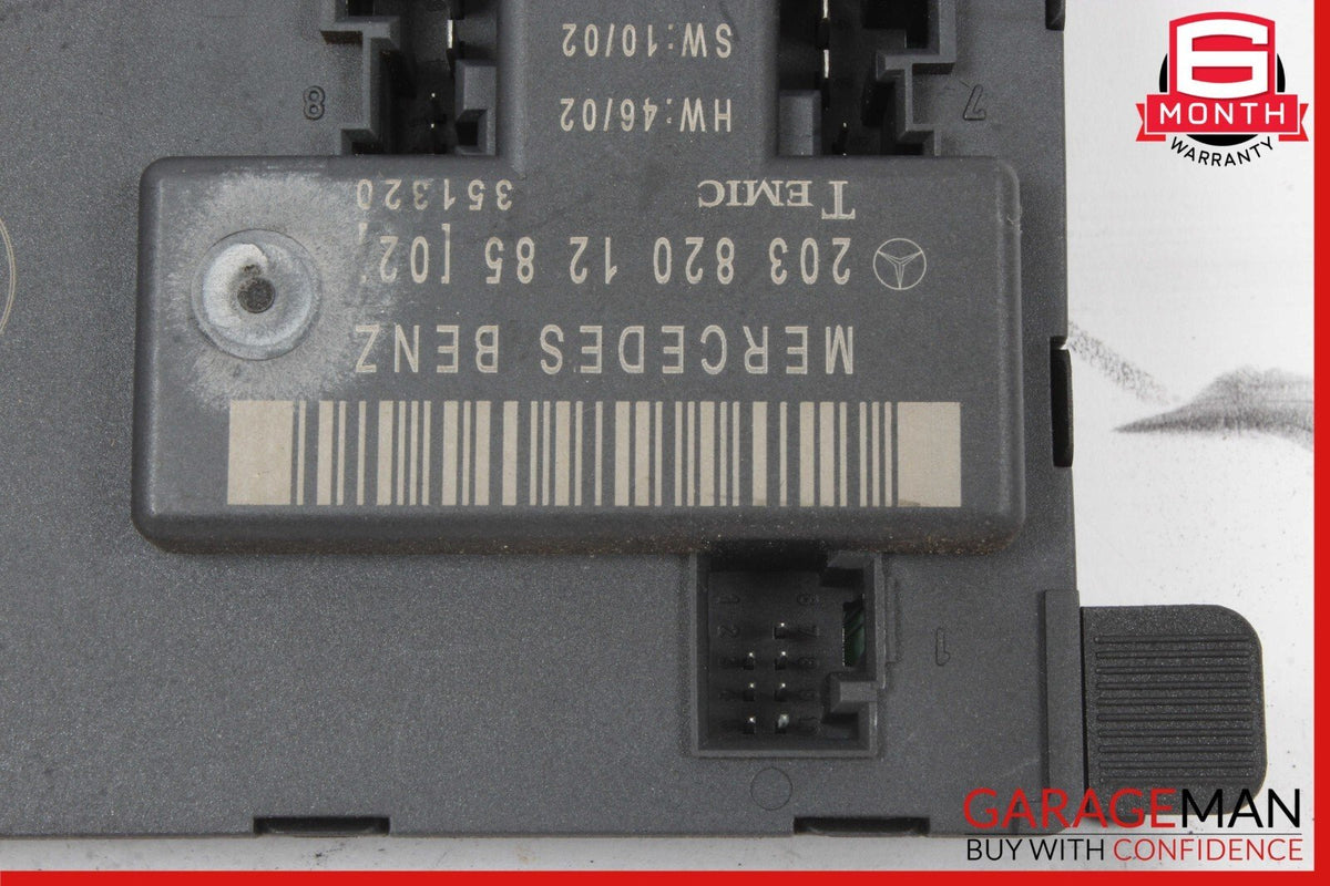 01-07 Mercedes W203 C230 C240 C55 AMG Front Right Door Control Module Unit