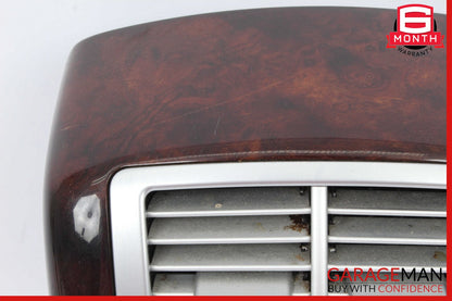 07-13 Mercedes W221 S550 Center Console AC A/C Air Vent Trim Rear OEM