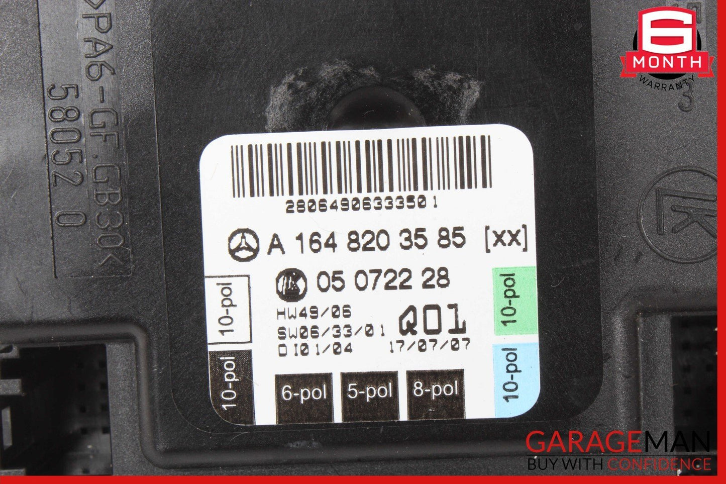 06-13 Mercedes W164 ML350 GL550 R350 Front Left Driver Door Control Module OEM