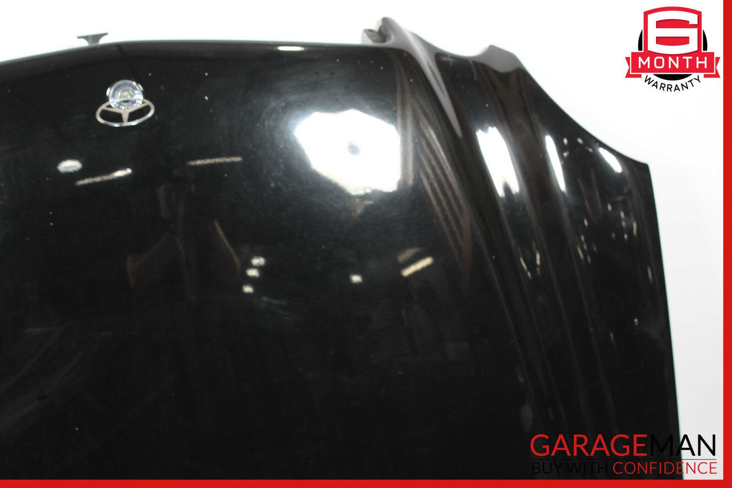 03-09 Mercedes W211 E55 E500 Front Hood Bonnet Panel Black OEM