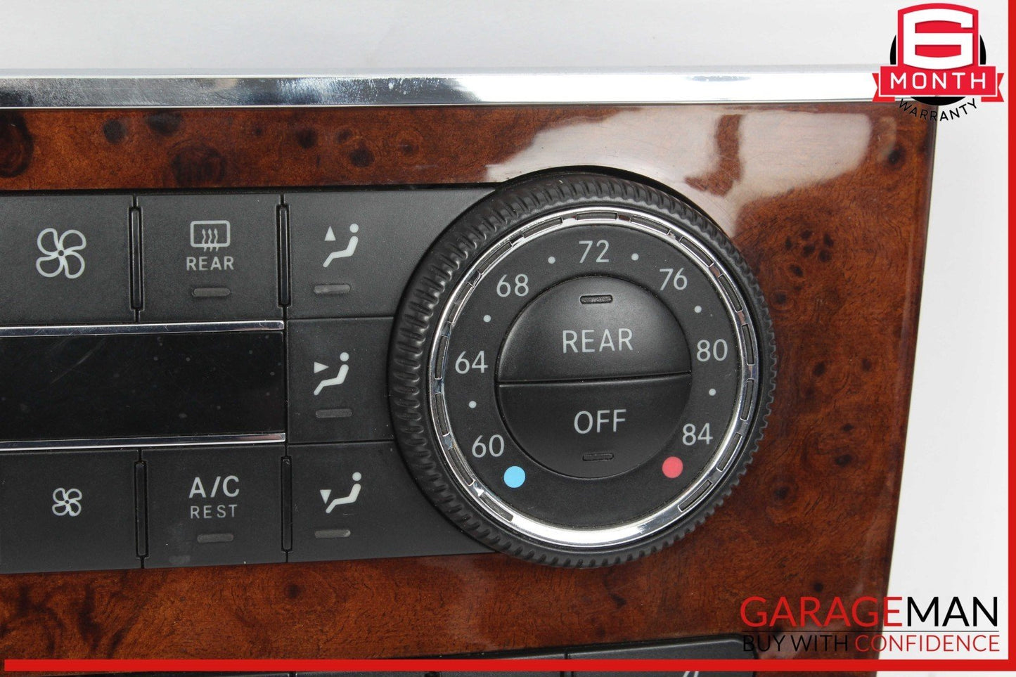 06-10 Mercedes W164 ML550 ML350 A/C Heater Climate Temperature Control Switch