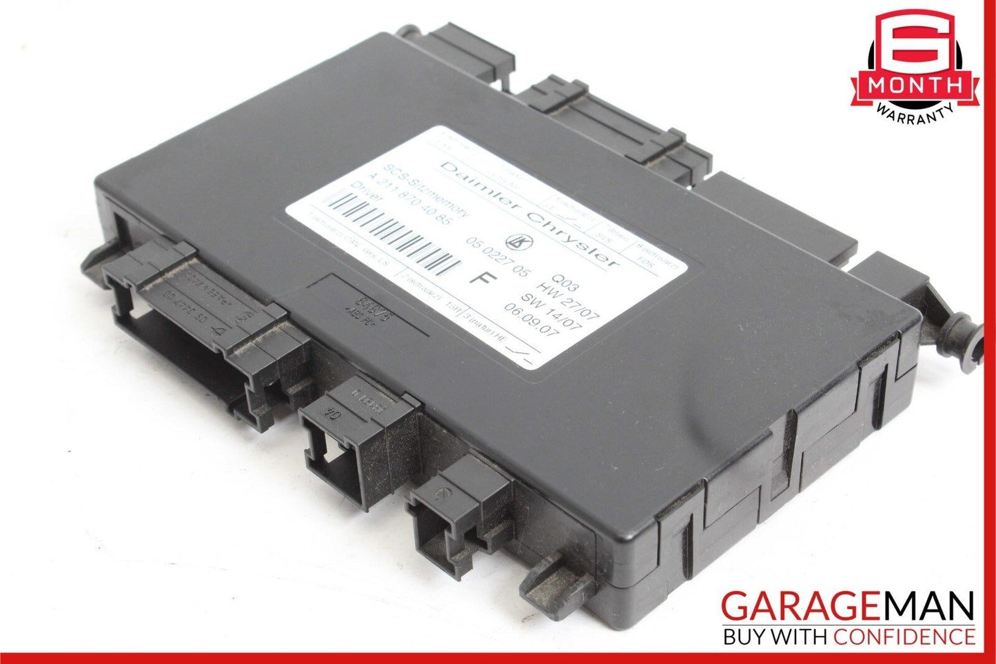 03-12 Mercedes E350 SLK280 CLS550 E320 ML500 Front Left Side Seat Control Module