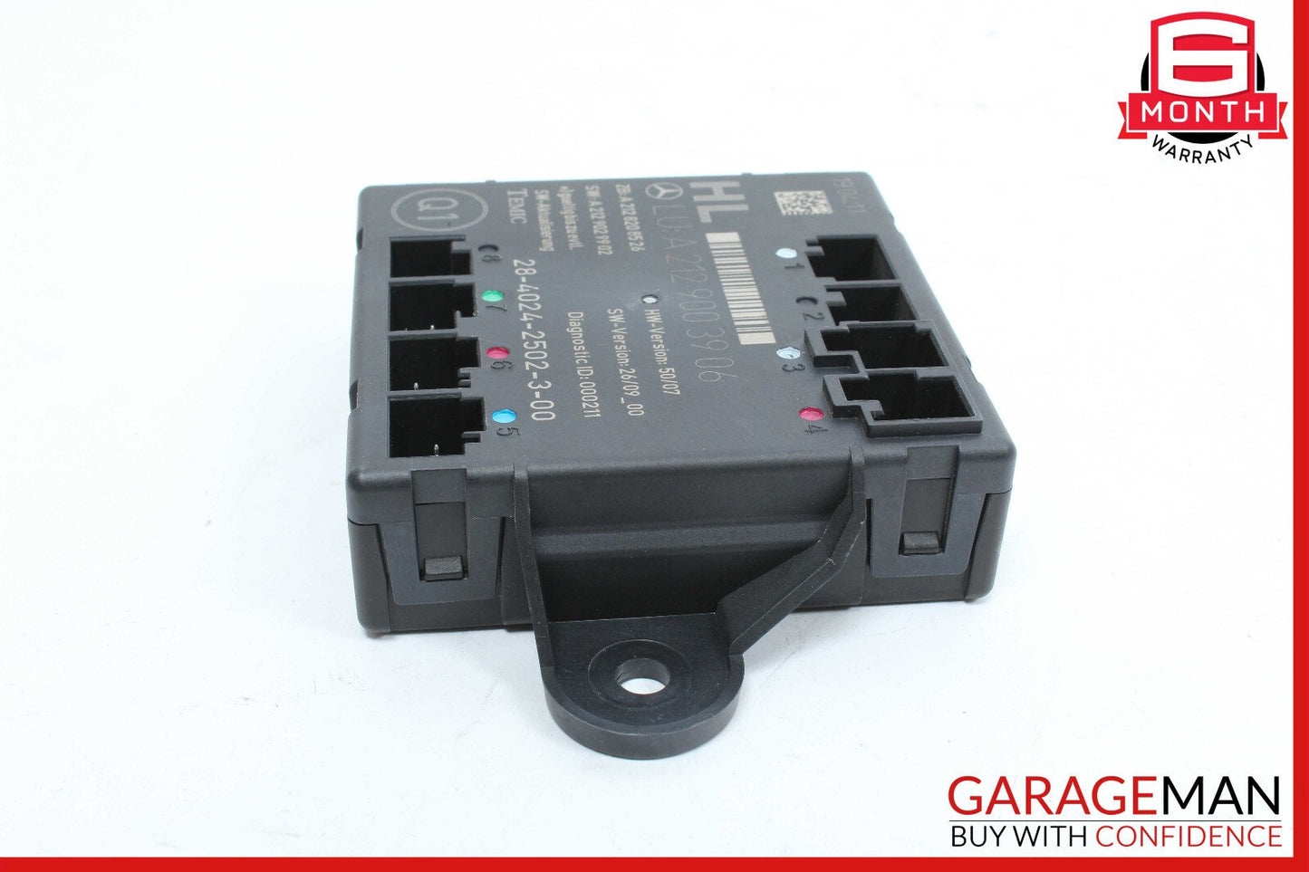 08-18 Mercedes W212 E350 C300 CLS550 Rear Left Side Door Control Module OEM