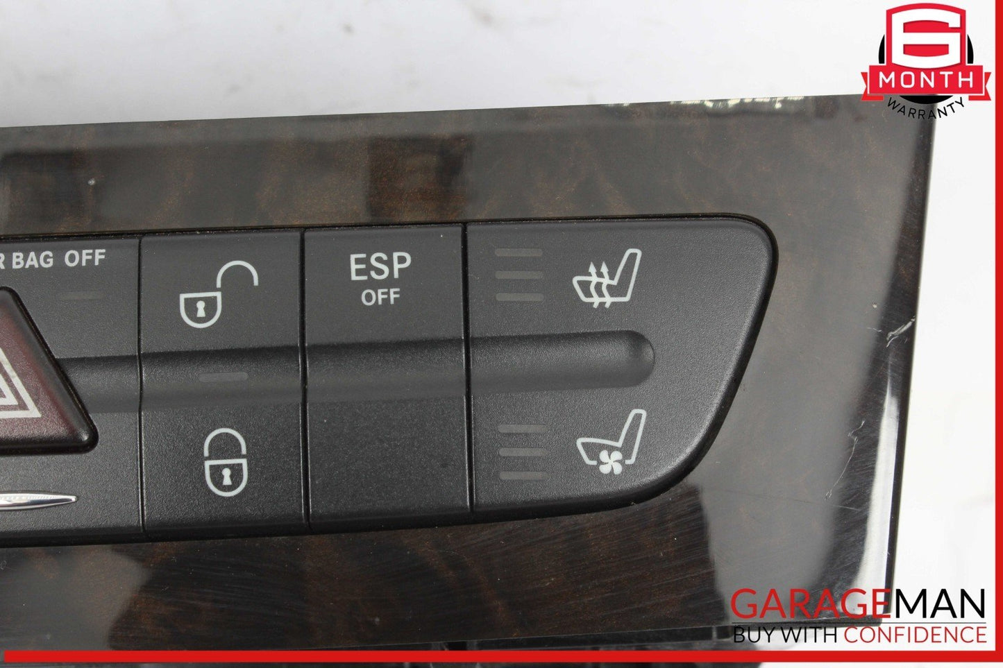 03-09 Mercedes W219 CLS550 E500 Hazard Switch Control Panel 2116800552 OEM