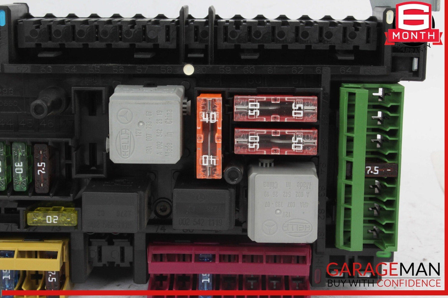 12-14 Mercedes W204 C250 C350 Rear Fuse Relay Box Module 2049060105 OEM