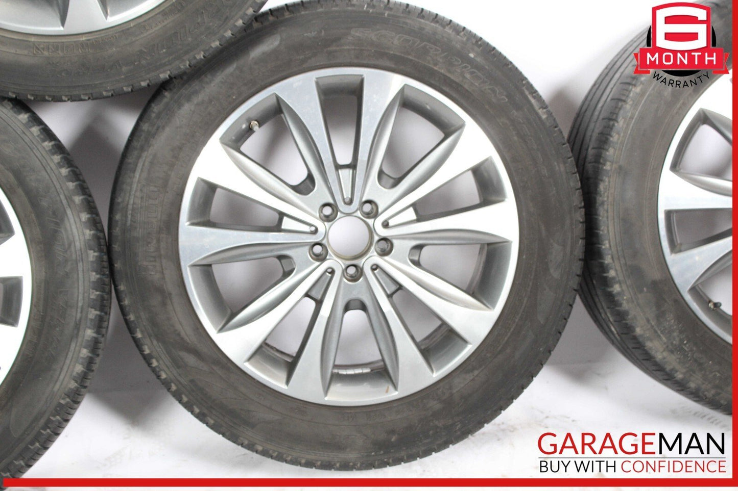 13-19 Mercedes X166 GL450 8.5Jx20H2 ET62 Complete Wheel Tire Rim Set of 4 Pc OEM