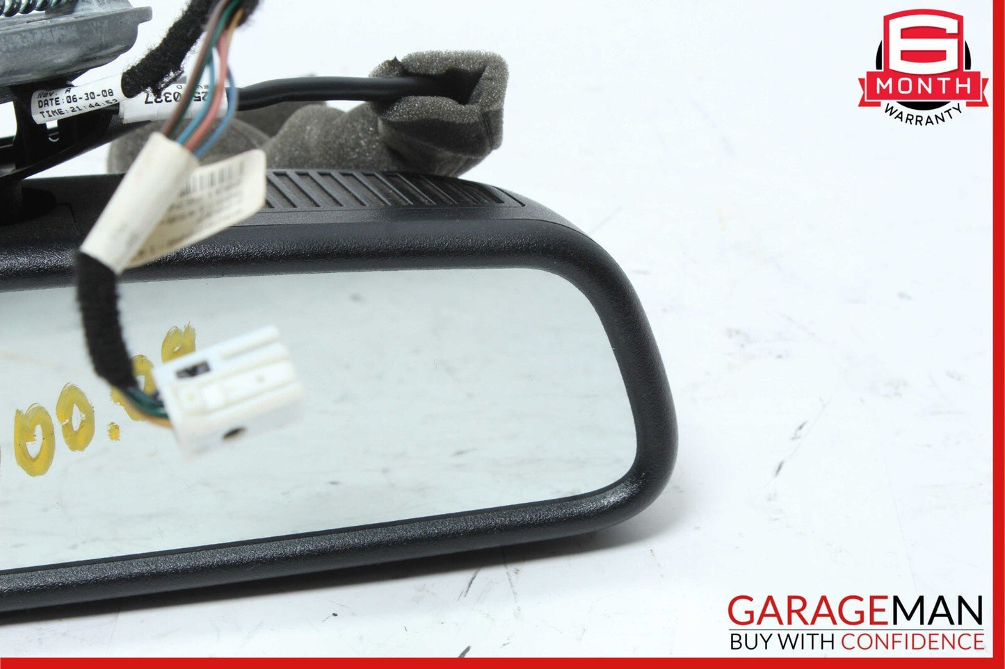 08-14 Mercedes W204 C250 C300 C350 Interior Rear View Mirror Black OEM
