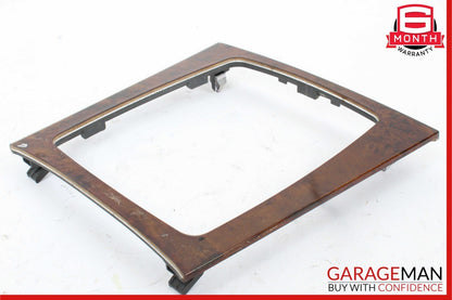 08-15 Mercedes W204 C280 C350 Center Console Gear Shift Trim Bezel Cover Wood
