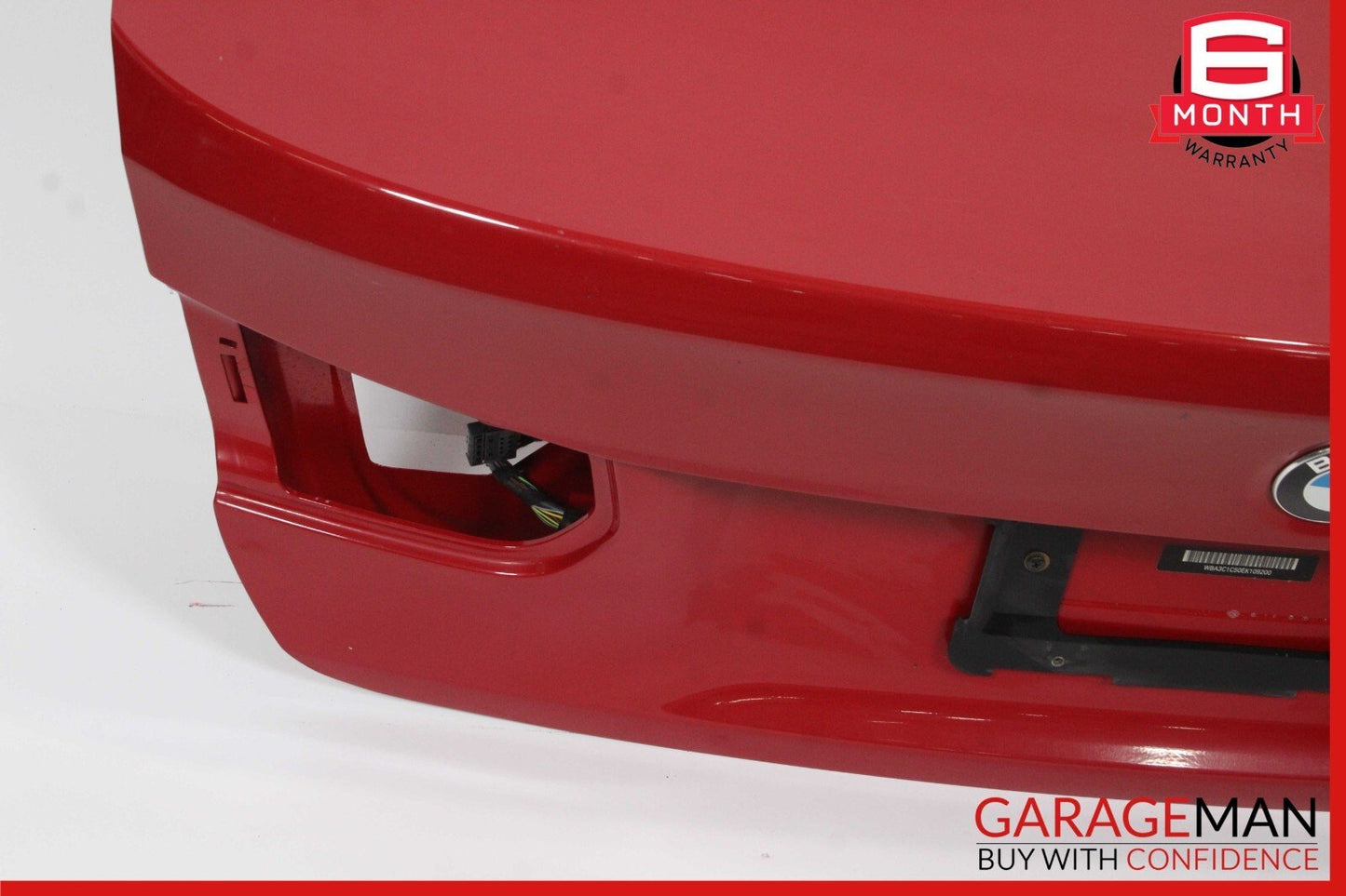 12-18 BMW F30 320i 328i Rear Trunk Lid Deck Shell Panel Cover Red OEM