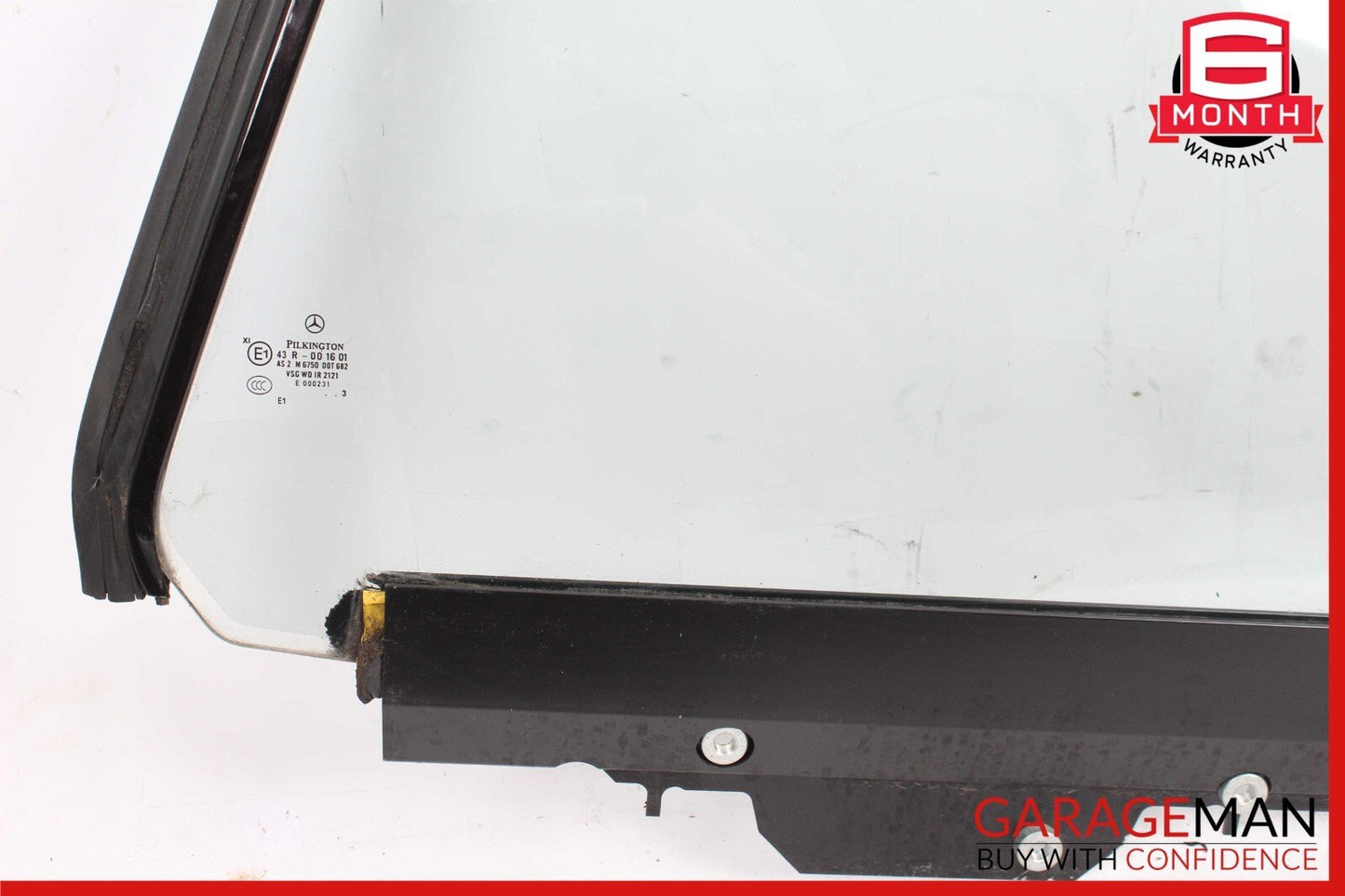 07-14 Mercedes W216 CL550 Rear Left Driver Side Quarter Door Window Glass OEM
