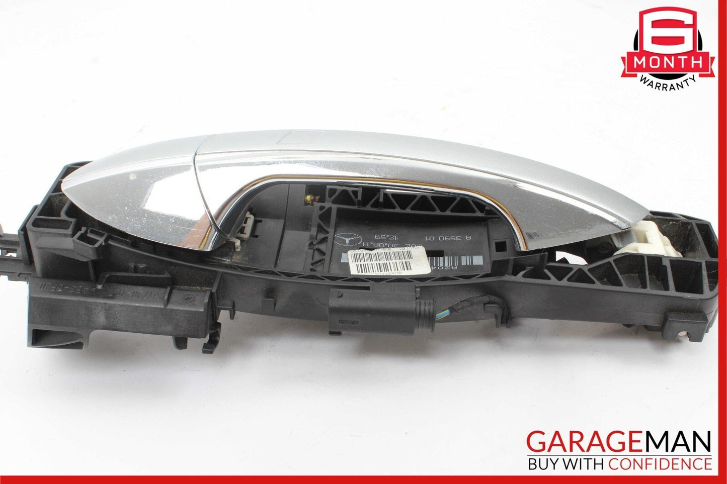 08-14 Mercedes W204 C250 Rear Left Driver Side Exterior Door Handle Silver OEM