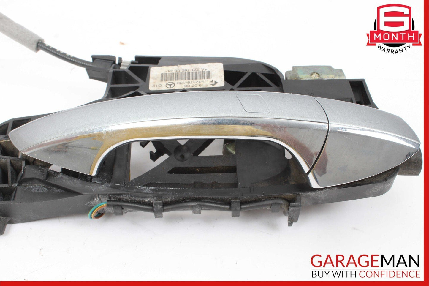07-13 Mercedes W221 S400 S550 Rear Right Exterior Door Handle Keyless Go OEM