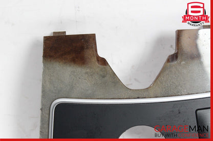 10-13 Mercedes W212 E350 E400 E550 Center Console Switch Trim Cover Bezel Wood