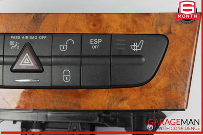 03-09 Mercedes W211 E350 CLS500 Hazard Switch Control Panel 2116800552 OEM