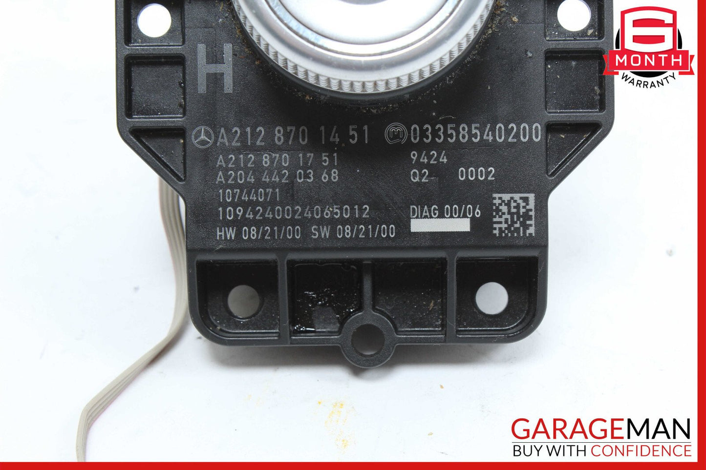 10-13 Mercedes W212 E250 E350 E550 Console Head Unit Control Knob Multi Switch