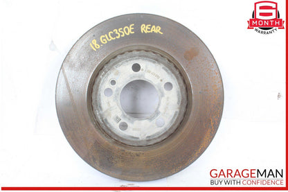 18-20 Mercedes X253 GLC350e Rear Left and Right Side Brake Disc Rotor Set of 2